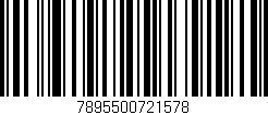 Código de barras (EAN, GTIN, SKU, ISBN): '7895500721578'