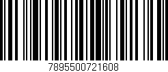 Código de barras (EAN, GTIN, SKU, ISBN): '7895500721608'