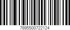 Código de barras (EAN, GTIN, SKU, ISBN): '7895500722124'