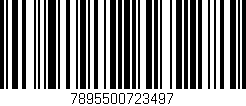 Código de barras (EAN, GTIN, SKU, ISBN): '7895500723497'