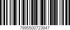 Código de barras (EAN, GTIN, SKU, ISBN): '7895500723947'