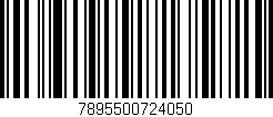 Código de barras (EAN, GTIN, SKU, ISBN): '7895500724050'