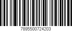Código de barras (EAN, GTIN, SKU, ISBN): '7895500724203'