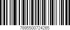 Código de barras (EAN, GTIN, SKU, ISBN): '7895500724265'