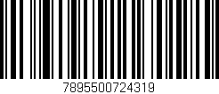 Código de barras (EAN, GTIN, SKU, ISBN): '7895500724319'