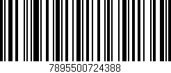 Código de barras (EAN, GTIN, SKU, ISBN): '7895500724388'