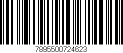 Código de barras (EAN, GTIN, SKU, ISBN): '7895500724623'