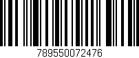 Código de barras (EAN, GTIN, SKU, ISBN): '789550072476'