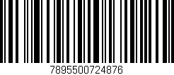 Código de barras (EAN, GTIN, SKU, ISBN): '7895500724876'