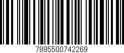 Código de barras (EAN, GTIN, SKU, ISBN): '7895500742269'