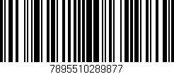 Código de barras (EAN, GTIN, SKU, ISBN): '7895510289877'