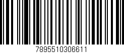 Código de barras (EAN, GTIN, SKU, ISBN): '7895510306611'