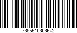 Código de barras (EAN, GTIN, SKU, ISBN): '7895510306642'