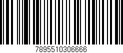 Código de barras (EAN, GTIN, SKU, ISBN): '7895510306666'