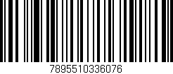 Código de barras (EAN, GTIN, SKU, ISBN): '7895510336076'