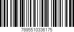 Código de barras (EAN, GTIN, SKU, ISBN): '7895510336175'