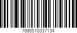 Código de barras (EAN, GTIN, SKU, ISBN): '7895510337134'