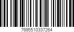Código de barras (EAN, GTIN, SKU, ISBN): '7895510337264'
