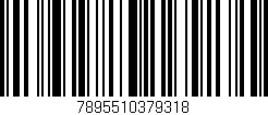 Código de barras (EAN, GTIN, SKU, ISBN): '7895510379318'