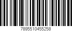 Código de barras (EAN, GTIN, SKU, ISBN): '7895510455258'