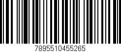 Código de barras (EAN, GTIN, SKU, ISBN): '7895510455265'