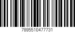 Código de barras (EAN, GTIN, SKU, ISBN): '7895510477731'