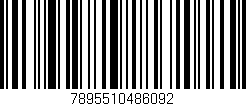 Código de barras (EAN, GTIN, SKU, ISBN): '7895510486092'