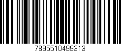 Código de barras (EAN, GTIN, SKU, ISBN): '7895510499313'