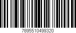 Código de barras (EAN, GTIN, SKU, ISBN): '7895510499320'