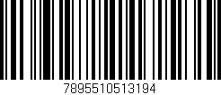 Código de barras (EAN, GTIN, SKU, ISBN): '7895510513194'