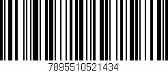 Código de barras (EAN, GTIN, SKU, ISBN): '7895510521434'