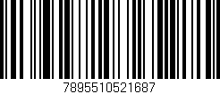 Código de barras (EAN, GTIN, SKU, ISBN): '7895510521687'