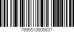 Código de barras (EAN, GTIN, SKU, ISBN): '7895510605837'