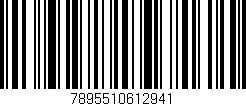 Código de barras (EAN, GTIN, SKU, ISBN): '7895510612941'
