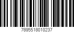 Código de barras (EAN, GTIN, SKU, ISBN): '7895518010237'