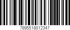 Código de barras (EAN, GTIN, SKU, ISBN): '7895518012347'