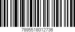 Código de barras (EAN, GTIN, SKU, ISBN): '7895518012736'