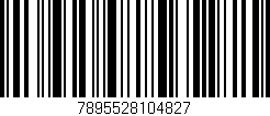 Código de barras (EAN, GTIN, SKU, ISBN): '7895528104827'