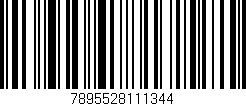 Código de barras (EAN, GTIN, SKU, ISBN): '7895528111344'