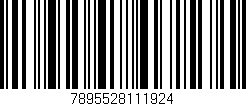 Código de barras (EAN, GTIN, SKU, ISBN): '7895528111924'