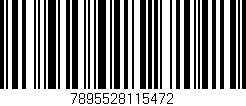 Código de barras (EAN, GTIN, SKU, ISBN): '7895528115472'