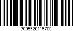 Código de barras (EAN, GTIN, SKU, ISBN): '7895528115700'