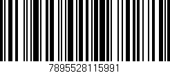 Código de barras (EAN, GTIN, SKU, ISBN): '7895528115991'