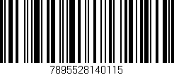 Código de barras (EAN, GTIN, SKU, ISBN): '7895528140115'
