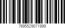 Código de barras (EAN, GTIN, SKU, ISBN): '7895529071999'