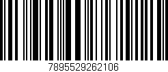 Código de barras (EAN, GTIN, SKU, ISBN): '7895529262106'