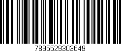 Código de barras (EAN, GTIN, SKU, ISBN): '7895529303649'