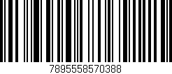 Código de barras (EAN, GTIN, SKU, ISBN): '7895558570388'
