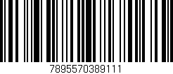 Código de barras (EAN, GTIN, SKU, ISBN): '7895570389111'