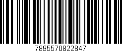 Código de barras (EAN, GTIN, SKU, ISBN): '7895570822847'